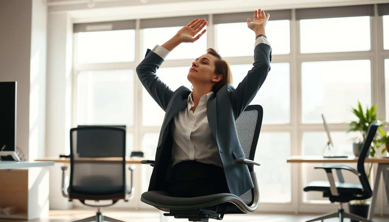 chair stretch for office wellness