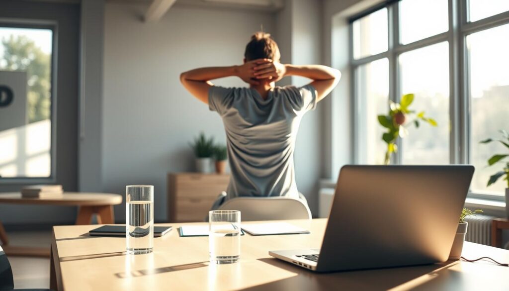 desk exercises for posture