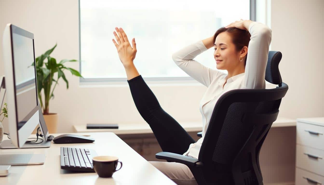office desk stretches