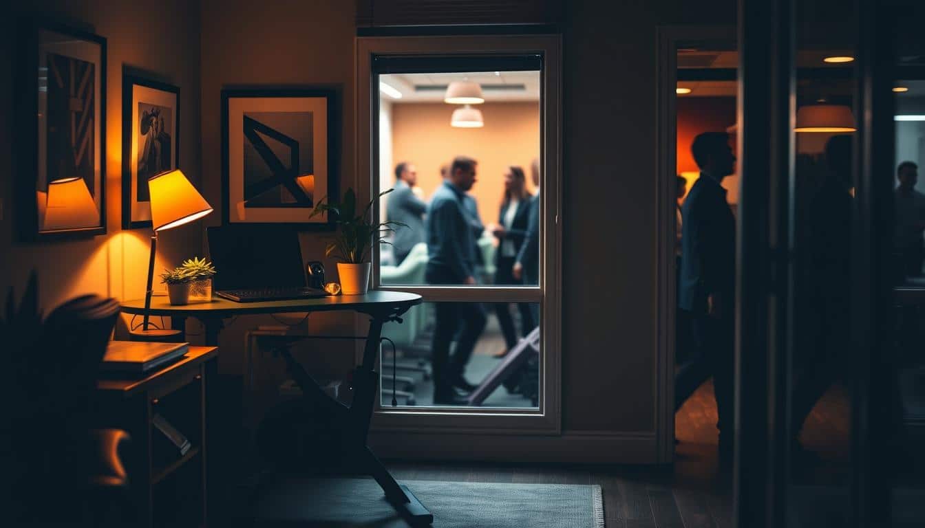 secretive office fitness