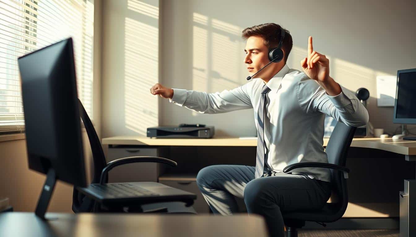 stealthy cubicle exercises for a fitter workday
