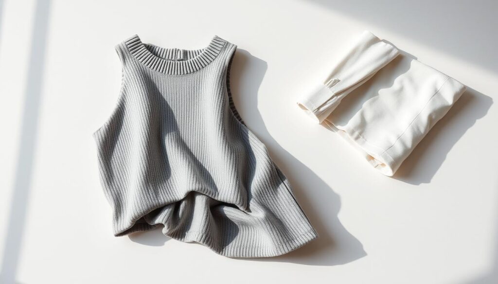 A stylish and informative product review example on a minimalist white background, showcasing a Shein apparel item from various angles. Detailed close-ups highlight the fabric texture, stitching, and overall quality. The scene is evenly lit with soft, diffused natural light, creating a clean, professional look. The product is elegantly displayed on a simple gray surface, allowing the item to be the central focus. The layout and composition guide the viewer's eye, creating an engaging and visually appealing presentation that would effectively illustrate a Shein product review section. A stylish and informative product review example on a minimalist white background, showcasing a Shein apparel item from various angles. Detailed close-ups highlight the fabric texture, stitching, and overall quality. The scene is evenly lit with soft, diffused natural light, creating a clean, professional look. The product is elegantly displayed on a simple gray surface, allowing the item to be the central focus. The layout and composition guide the viewer's eye, creating an engaging and visually appealing presentation that would effectively illustrate a Shein product review section.